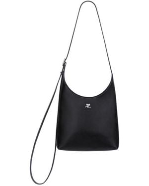 Courreges Courrèges Melt Small Shoulder Bag - Black