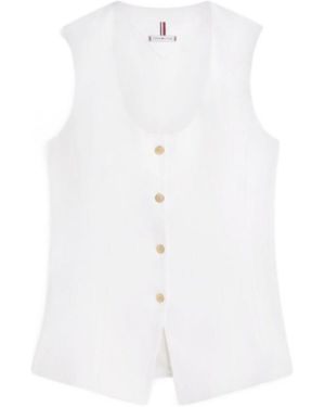 Tommy Hilfiger Buttoned Waistcoat - White