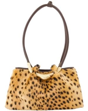 Cult Gaia Asa Pattern Shoulder Bag - Metallic
