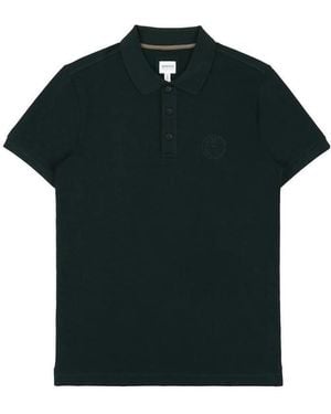 Armani Collezioni Logo Embroidered Polo Shirt - Green
