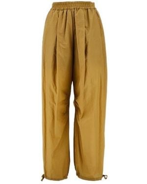 Philosophy Di Lorenzo Serafini Wide Leg Drawstring Pants - Yellow