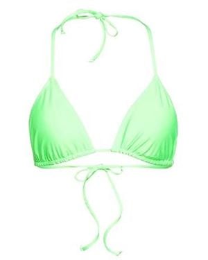 Ganni Triangle Bikini Top - Green