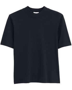 Filippa K Mock-Neck T-Shirt - Blue