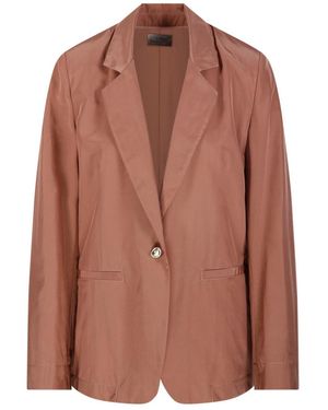 forte_forte Boxy Jacket - Brown