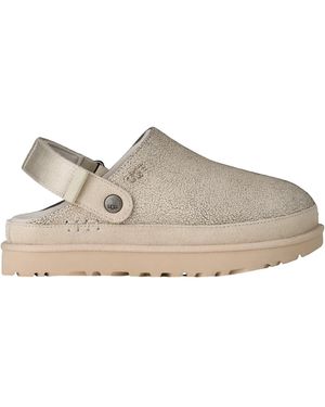 UGG Goldenstar Crackle Clogs - Grey