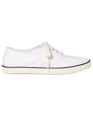 Miu Miu Drill Lace-Up Trainers - White