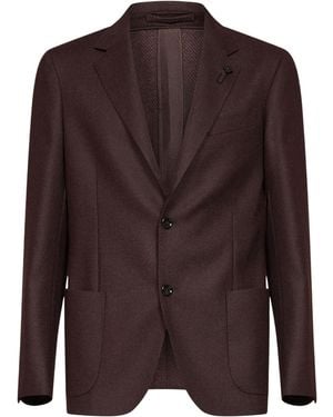 Lardini Long-Sleeve Blazer - Brown