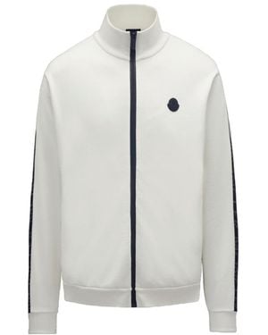 Moncler Cotton Zip-Fastening Sweatshirt - Gray