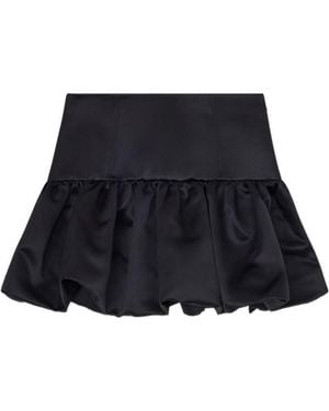 Ganni Satin Skirt - Blue