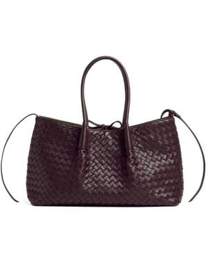 Bottega Veneta Pinacoteca Tote Bag - Purple