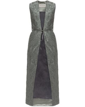 Dries Van Noten Sleeveless Coat - Grey