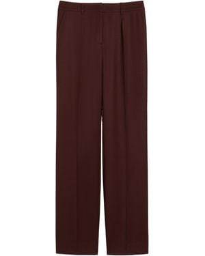 Max Mara Cannes Pleated Trousers - Purple