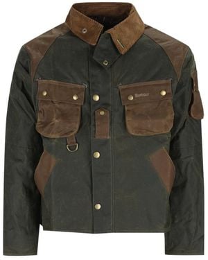 Barbour Speyford Utility Waxed Jacket - Green