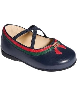 Gucci Toddler Ballerina Flat - Blue