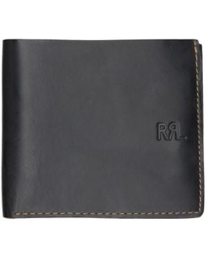 RRL Embossed-Logo Wallet - Grey