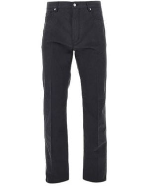 Emporio Armani Straight-Leg Five-Pocket Trousers - Blue