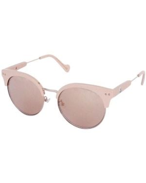 Moncler Eyewear Round Frame Sunglasses - Pink