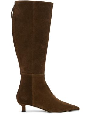 【関税込み】Aeyde ブラック Cecilia ロングブーツ Aeyde Cecilia Tall Boots in Black | Lyst
