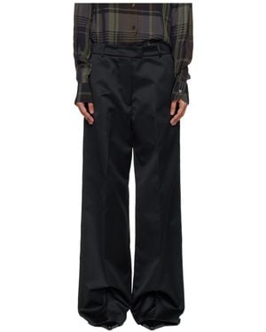 Frankie Shop Belt Loop Trousers - Black