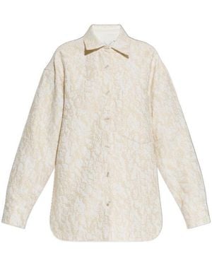 IRO Collared Long-Sleeved Shirt - White