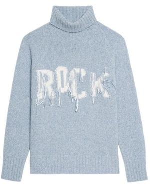 Zadig & Voltaire Mora We Love High-Neck Jumper - Blue