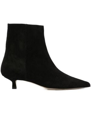 Aeyde Sofie 45Mm Suede Boots - Black