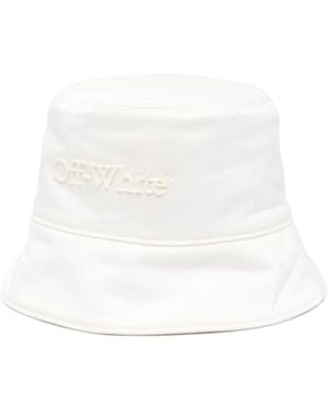 Off-White c/o Virgil Abloh Drill Bookish Bucket Hat - White