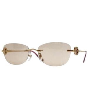 BVLGARI Rimless Sunglasses - White