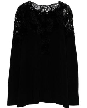 Ermanno Scervino Lace Blouse - Black