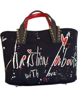 Christian Louboutin Double Handle Tote Bag - Black