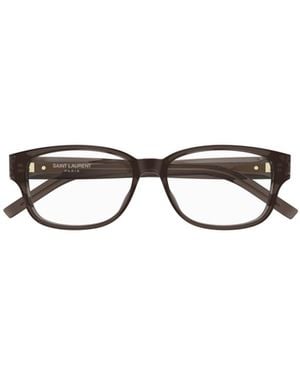 Saint Laurent Eyewear Sl M149 Rectangular Glasses - White