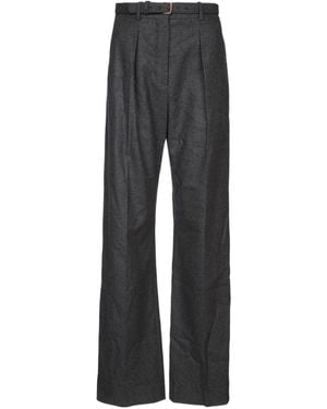 Loro Piana Casual Trousers With Belt Loops - Grey