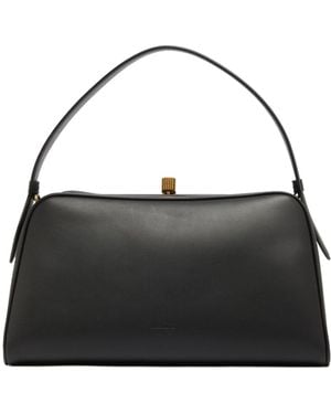 KHAITE Single Handle Tote Bag - Black