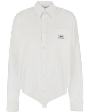 Coperni Body Poplin Shirt - White