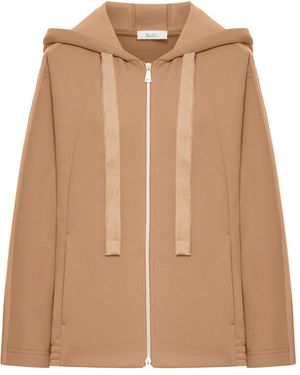 Max Mara Omelia Zipped Hoodie - Natural