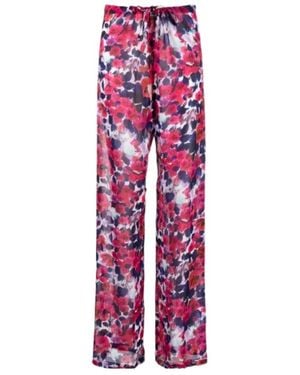Dries Van Noten Straight Trousers - Red
