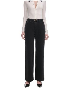 Self-Portrait High Waisted Jeans - Black