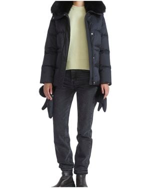 Yves Salomon Down Jacket - Black