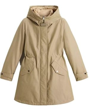 Woolrich Authentic Parka Coat - Natural