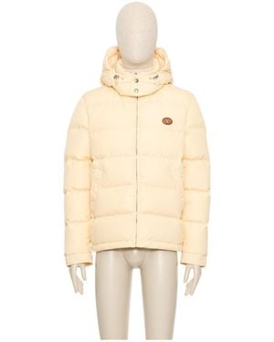 Valentino Zip-Up Quilted Jacket - Natural