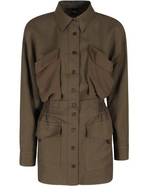 ジャケット Pinko ORAMAI LIGHT SHIRT JACKET WITH POCKETS Lightweight shacket with pockets PINKO → Shop Online