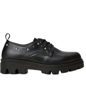 Twinset Leather Lace-Up Shoes - Black