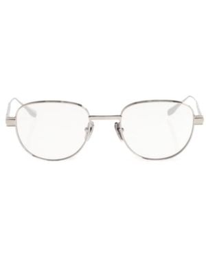 Balmain Round-Frame Glasses - White
