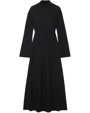 Gabriela Hearst High-Necked Dress - Black