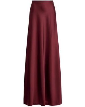 Ralph Lauren Masina Maxi Skirt - Red