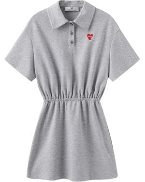 Marissa Chiara Short Sleeve Dress - Gray