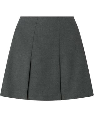 Pinko Pleated Mini Skirt - Gray