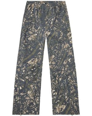 DIESEL P-Lint Elastic Waist Trousers - Grey
