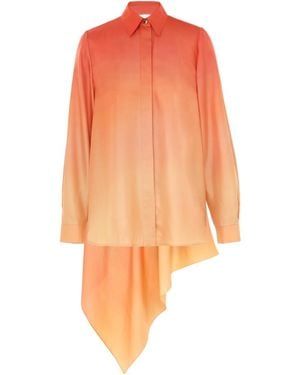 Zimmermann Tranquillity Scarf Shirt - Orange