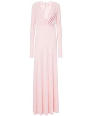 Victoria Beckham Gathered Gown - Pink